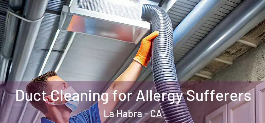  Duct Cleaning for Allergy Sufferers La Habra - CA
